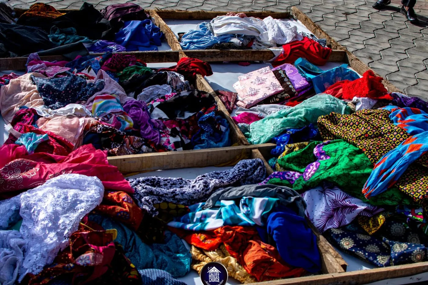 Clothing displayed during the Delta State outreach