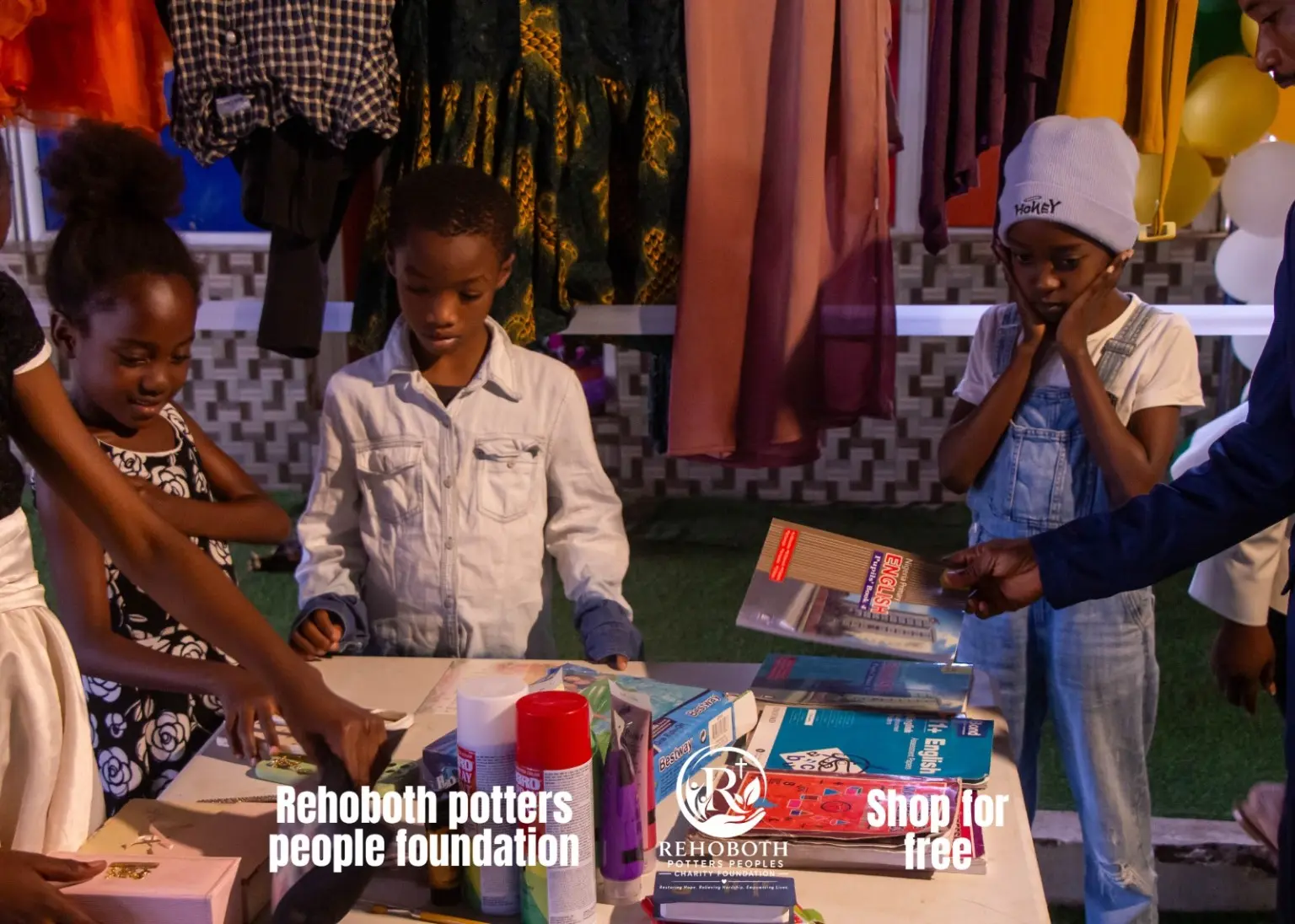 A family receiving practical support
