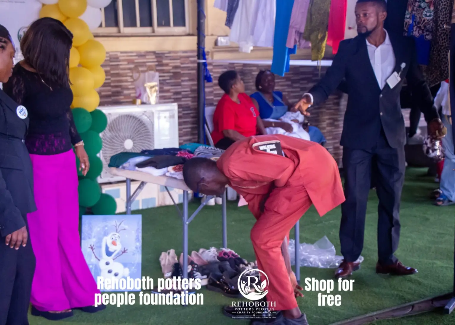 Clothing selection during the Rehoboth 57 outreach extension