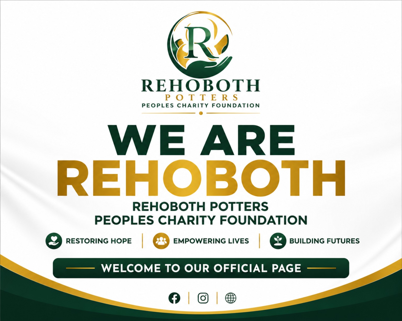 We Are Rehoboth Foundation identity artwork